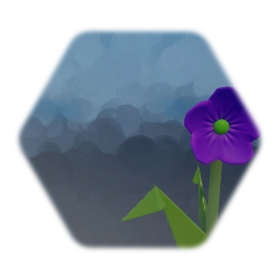 Green hill zone  purple flower