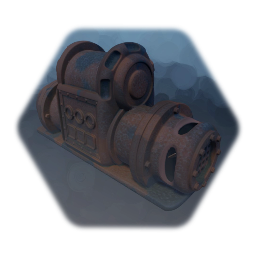 Old Generator With Fans