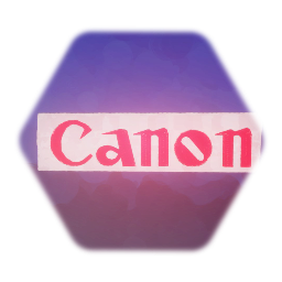 Canon logo sign 