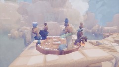 Jump on tiny pillars