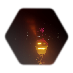 First Jack-o'-lantern
