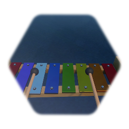 Playable Child's Glockenspiel (With Animation)