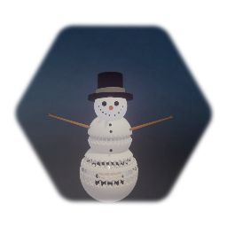 Snowman Candle