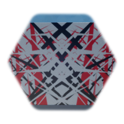 Red V Black Wall art painting