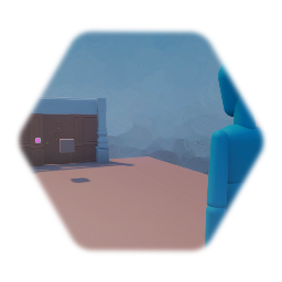 Door opened with button press