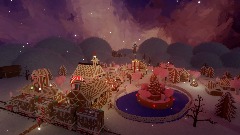 <uipossessvizbody> Dreams Guild - Gingerbread Village Scene