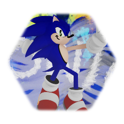 Stylized Modern Sonic
