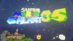 Super Mario Galaxy 35 Title Screen