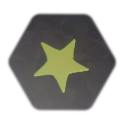 Shiny Cardboard Star Cutout