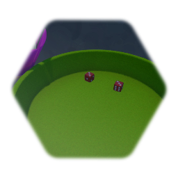 Dice launch & score mini-game