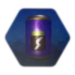 Blueberry Bolt Soda Can