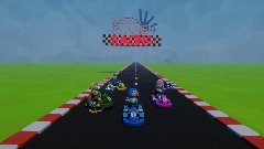 Meta runner racing poster