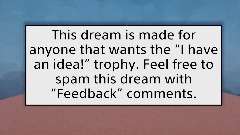 Trophy - "I have an idea!"