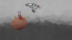 Star ship enterprise vs the brain of jax and foxy