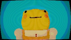 frog girl lays on floor because she refuses to use chairs