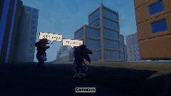 Sonic the hedgehog in Crossover City