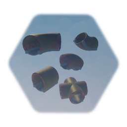 Post Apocalyptic Wasteland - Sewer Pipe shapes