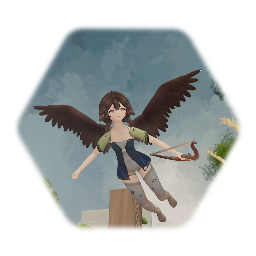 Bleue (Flying, Climb, Swim, Bow, Sword, Horseback Character)