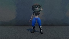 Ava grows into a giantess