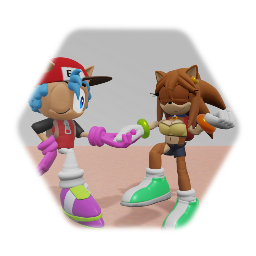 Evil and Ashley doing the ol' Jitterbug (Element version)