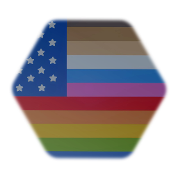 Reuploaded For All Rainbow American Flag