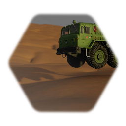 Test drive of Military Truck "MAZ 535A"