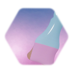 Bubble gum bottle