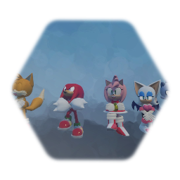 Sonic Characters do the distraction dance