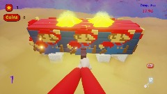 Cod zombies on a beach with Mario! Challenge!