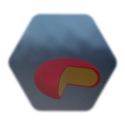 Cheese Wheel - Cheddar - Missing Wedge