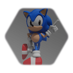 Remezcla de Classic Sonic CGI Model