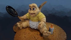 Baby Sinclair ( Sculpture )