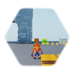Crash Bandicoot Level template