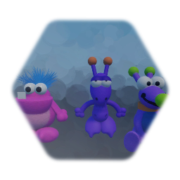 1997 Pet Alien Plush