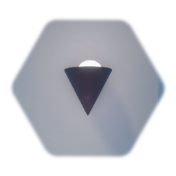 Upward Conical Light Wall Fixture