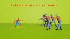 Japanese spiderman vs Zombies