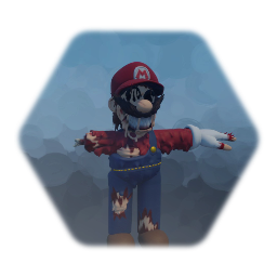 Melted Horror Mario
