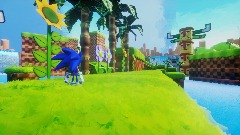 Sonic The Hegehog Test engine green hill