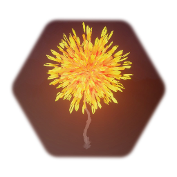 Firework with randomized colours and timings.