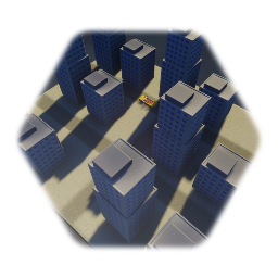 触れると壊れるビル