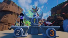 Sonic & Sega All Stars Racing - Podium Nyami