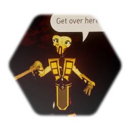 Lady dinosaur (Scorpion cosplay)