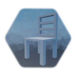 <clue>White Ladderback Chair