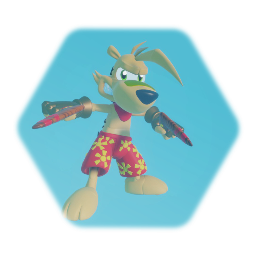 TY the Tasmanian Tiger Playble Puppet