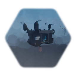 Helicopter Infiltration animation sequence