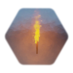 Flaming Hand Torch