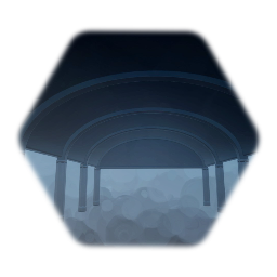 Train station, depot roof