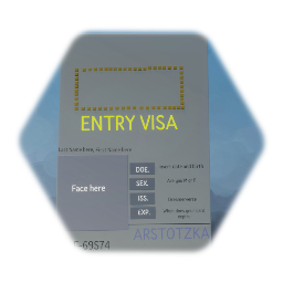 Arstotzka Passport template