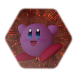 Kirby but in the Korone 's style