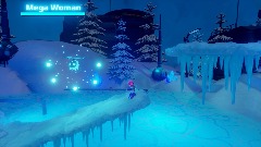 Mega Woman - Freeze Man Stage